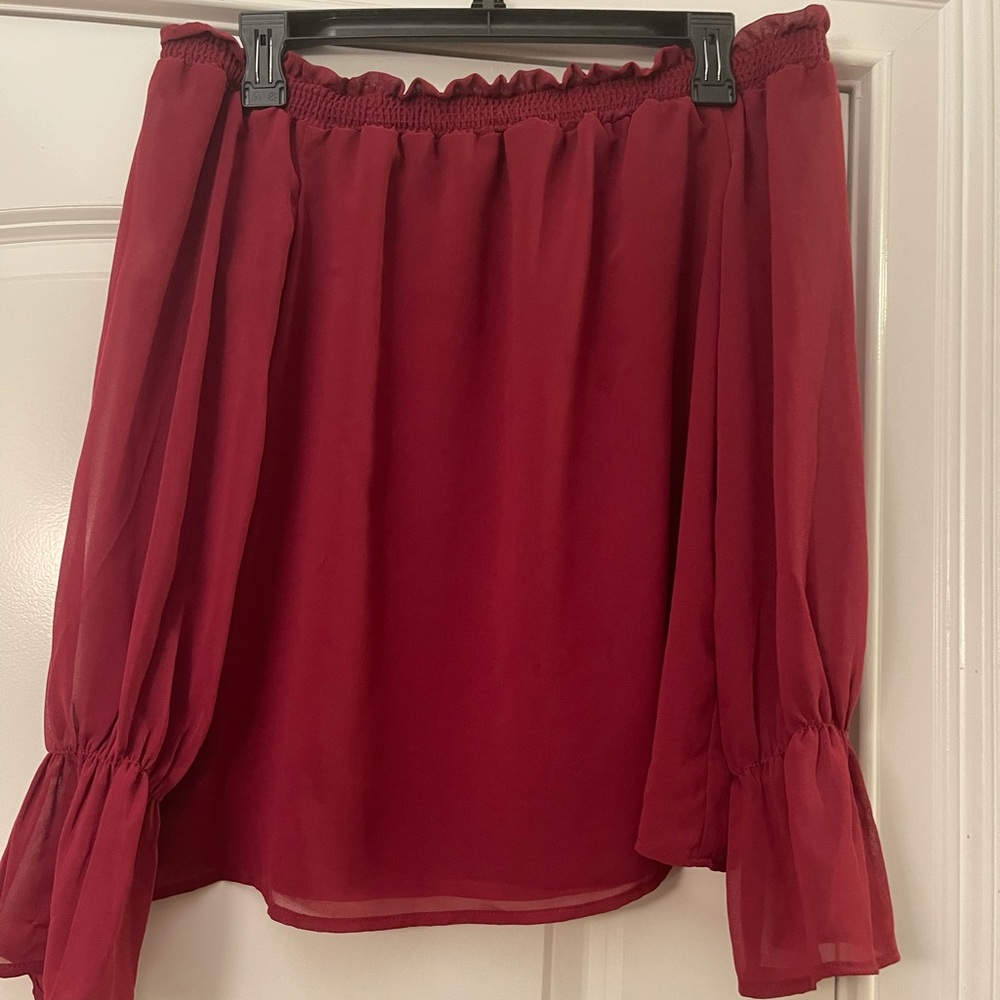 Off shoulder blouse